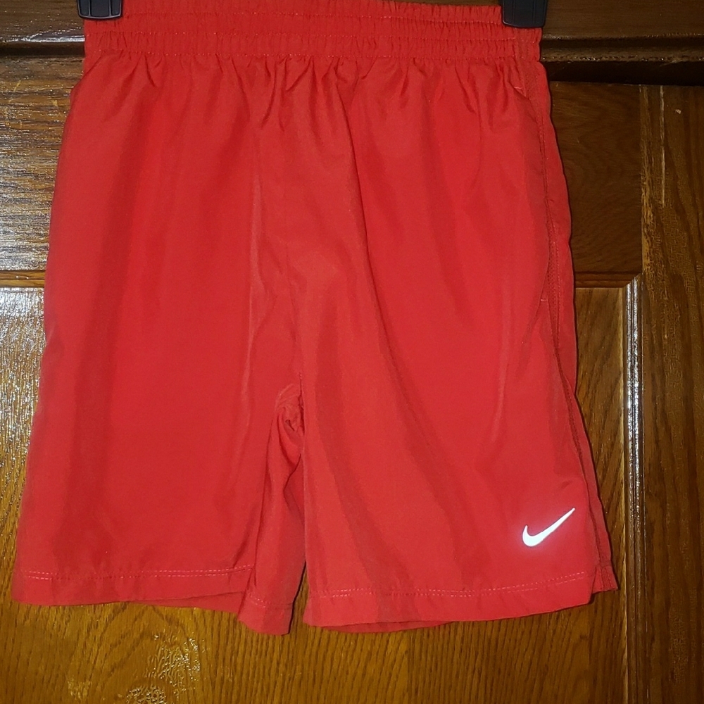 Nike Kids Red Athletic Shorts